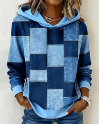 Lydia | Cozy And Artistic Patchwork Hoodie