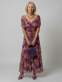 Nova | Comfortable Off Shoulder Flow Midi Dress