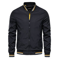 Daniel | Men's Casual Ribbed Bomber Jacket