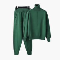 Lainey | Elegant Ribbed Turtleneck Lounge Set