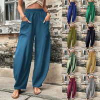 Marcella | Women's Wide-Leg Palazzo Trousers with Pockets