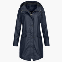 Haley | Hooded Waterproof Long Jacket