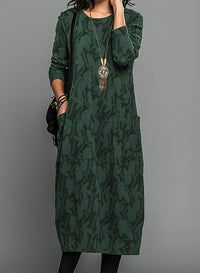 Leah | Elegant Winter Dress Pockets