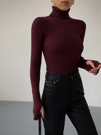 Paloma | Refined And Versatile Ribbed Turtleneck Sweater