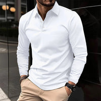 Nicholas | Smart Casual Long-Sleeved Polo Shirt