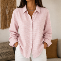 Julie | Retro Plaid Button-Down Shirt