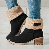 Anaya | Warm And Comfortable Fleece-Lined Mid-Calf Boots