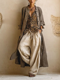 Amelia | Women's Lightweight and Comfortable Linen Set