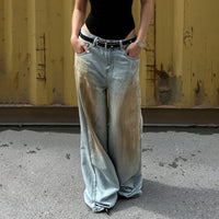 Margot | Women's Wide-Leg Vintage-Wash Jeans