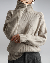 Anika | Refined And Versatile Turtleneck Knit Sweater