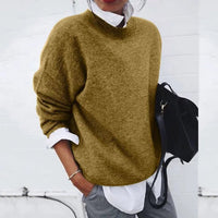 Eloise | Relaxed-Fit Crew-Neck Cashmere Blend Sweater