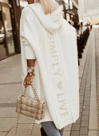 Landry | Warm And Trendy Hooded Long Cardigan