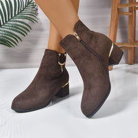 Ariella | Chic Brown Suede Chelsea Ankle Boots