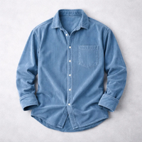 Adriano | Elegant Soft Corduroy Men's Shirt