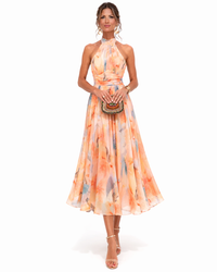 Sophia | Elegant and Graceful Halter Summer Maxi Dress