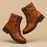 Nora | Elegant and Stylish Quilted Leather Boots