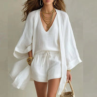 Ailany | Effortless And Chic Linen Three Piece Set