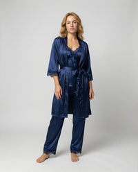 Ashlyn | Luxurious Silk Pajama & Lounge Set