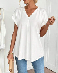 Elliana | Slimming V-Neck T-Shirt for Effortless Style