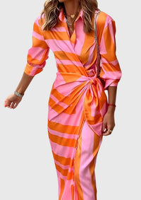 Victoria | Elegant Wrap Dress for Feminine Style