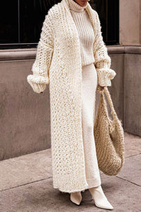 Arely | Open-Front and Stylish Knit Longline Cardigan