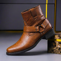 Liam | Genuine Leather Vintage Boots