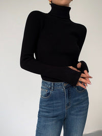 Celina | Casual and Polished Lightweight Turtleneck Sweater