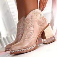 Emery | Classic Mid-Calf Stylish Western Cowboy Boots
