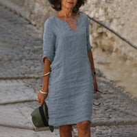 Emily | Women's Relaxed Everyday Midi Dress