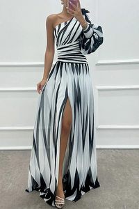 Alice | Sophisticated Wedding Guest Dress with One-Shoulder Design