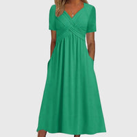 Juniper | Elegant A-Line Midi Dress with Flattering Fit