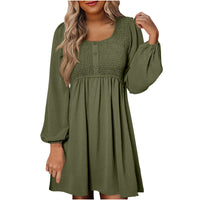 Selena | Smocked Empire-Waist Mini Dress