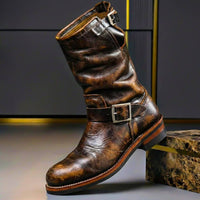 Aiden | Rugged Charm And Premium Vintage Leather Boots