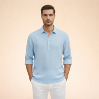 Luca | Breathable and Stylish Men's Linen Polo Shirt