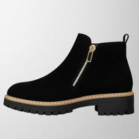 Julia | Comfortable And Elegant Round-Toe Boots With Side Zip