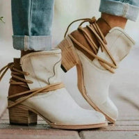 Daisy | Western Lace-Up Cowboy Boots for Women