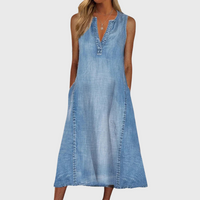 Amelia | Comfortable And Effortlessly Stylish Denim Dress