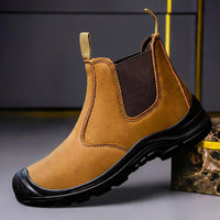 Josiah | Durable and Rugged Slip-On Leather Boots