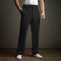 Liam | Premium Waffle Texture Relaxed Trousers