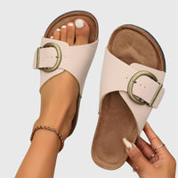 Brinley | Women's Casual Buckle Slip-On Sandals