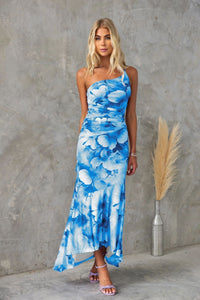 Lyla | Floral Summer Flowing Fit Wedding Guest Dress