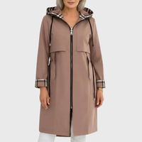 Ailanny | Lightweight Tailored Belted Rain Jacket