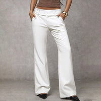 Mazie | Sophisticated High-Waisted Tailored Flared Trousers