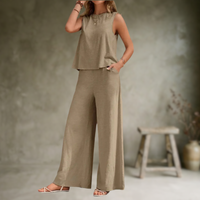 Victoria | Elegant & Comfortable Sleeveless Two-Piece Suit