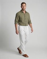 James | Breathable Men's Casual Linen Trousers