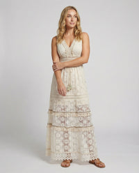 Sylvia | Elegant Summer Boho Lace Maxi Dress