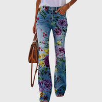 Eva | Sophisticated Wide-Leg Floral Pants