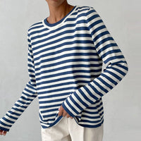 Chelsea | Comfortable And Warm Nautical Striped Long Sleeve Sweater