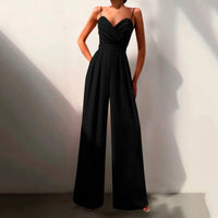 Rosalina | Elegant And Chic Wide-Leg Strap Jumpsuit