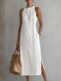 Mariana | Embroidered Breathable Summer Midi Dress